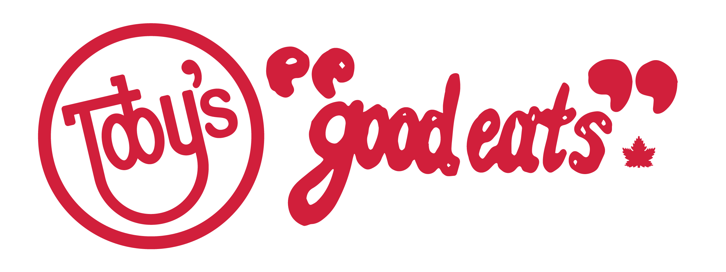 Toby's Good Eats logo