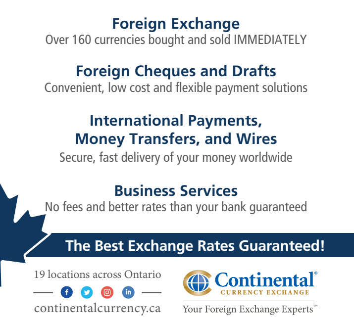 Continental Currency Exchange logo
